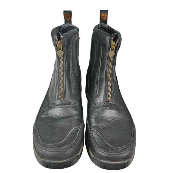 Ariat Women’s Telluride Zip H2O Black Leather Zip Paddock Boot Size US 8.5 - Picture 7 of 11